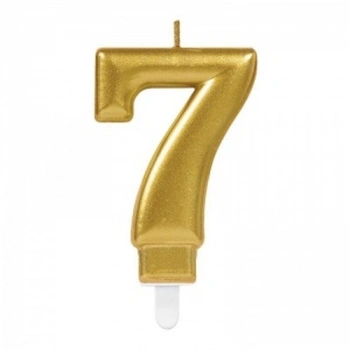 7 Rakam Mum Gold Renk (5263)