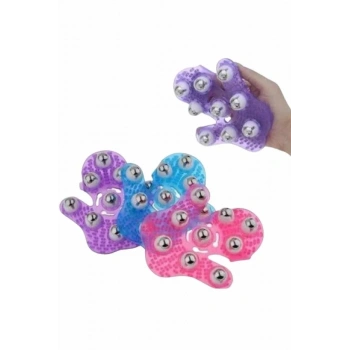 9 Bilyeli Masaj Eldiveni Tüm Vücut Masajına Uygun Kafa Masaj Aleti