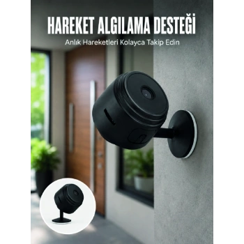 A9 Hd Mini Güvenlik Kamerası Wi-fi Bağlantılı Manyetik Tabanlı Ev Ve Ofis Kamerası