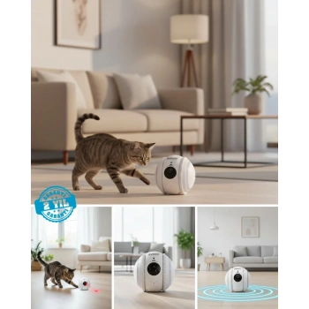 Akıllı Ev İçi Takip Kamerası Bebek Hasta Bakıcı Ve Evcil Hayvan Uyumlu