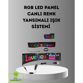Akıllı Led Matrix Panel – Usb Bağlantılı, Kaydırmalı Yazı Ve Animasyon Desteği