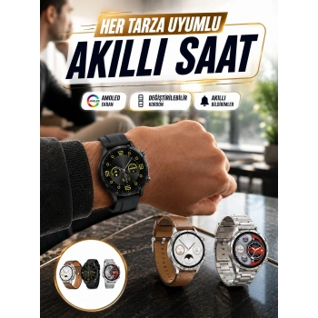 Akıllı Saat 5.0 Bluetooth Bağlantılı Sağlık Ve Uyku Takibi Sosyal Medya Girişli Yeni Nesil