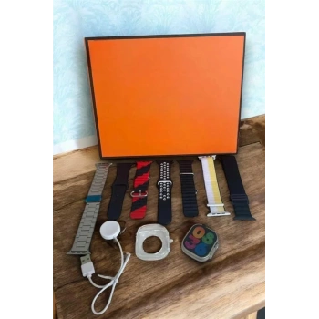 Akıllı Saat 7 Farklı Kordonlu Arama Cevaplayan Bildirim Gps Özelliği