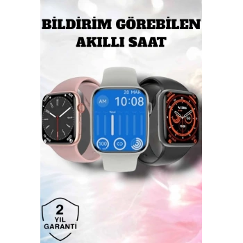 Akıllı Saat Adım Sayar, Kalp Atışı İzleme Dokunmatik Bluetooth Bağlantılı