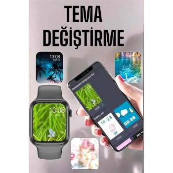 Akıllı Saat Amoled Ekran Yeni Nesil Bluetooth Bağlantılı