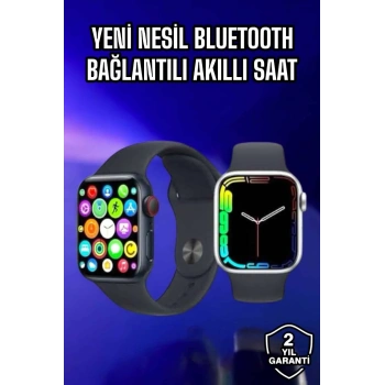 Akıllı Saat Amoled Ekran Yeni Nesil Bluetooth Bağlantılı