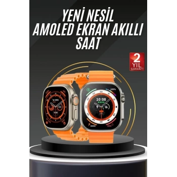 Akıllı Saat Android Ve İos Uyumlu 49 Mm Nfc Özelliği Gps Takibi