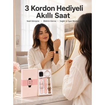 Akıllı Saat Bluetooth Bağlantılı Aksesuar Hediyeli Gps Takibi
