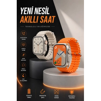 Akıllı Saat Bluetooth Bağlantılı Uyku Ve Sağlık Takibi