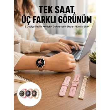 Akıllı Saat – Dokunmatik Ekran, Spor Modu Ve Kalp Atış Sensörü Yeni Nesil