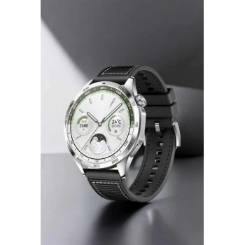 Akıllı Saat Metal Kordonlu Gps Ve Nfc Uyumlu Arama Cevaplayan