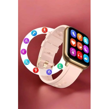 Akıllı Saat Sesli Görüşme Bildirim Görme Uyku Ve Sağlık Takibi