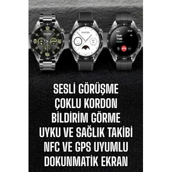 Akıllı Saat Titreşimli Pusula Nabız Ve Tansiyon Ölçer Nfc Uyumlu