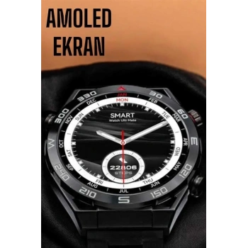 Akıllı Saat Yeni Nesil 2024 Model Metal Kordonlu Bluetooth Bağlantılı