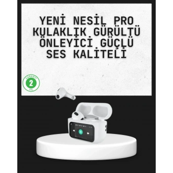 Akıllı Sensörlü Su Geçirmez Bluetooth Kulaklık Güçlü Batarya Ve Bass