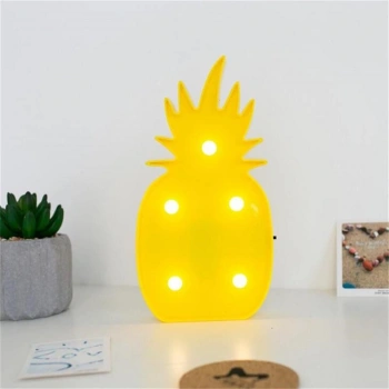 Ananas Şeklinde Ledli Dekoratif Eğlenceli Çocuk Gece Lambası (5263)