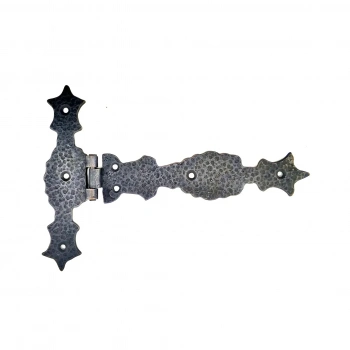 Antika Tarz Dekoratif Pirinç Kuyruklu Zambak Menteşe - 175x248 Mm, Oksit