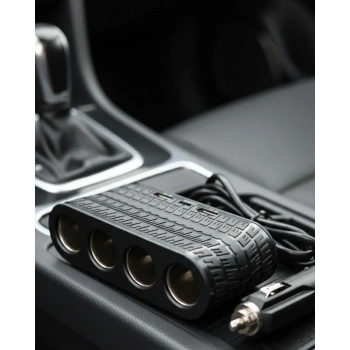 Araç Çakmak Çoklayıcı Usb Ve Type C Destekli Güçlü Ve Güvenli Kullanım