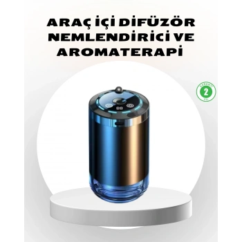 Araç İçi Difüzör Yıldız Projeksiyonlu Ve Aromaterapi Özellikli