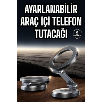 Araç İçi Telefon Tutacağı Manyetik Tasarım Ayarlanabilir