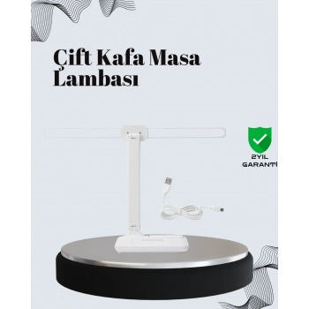 Ayarlanabilir Açıya Sahip Masa Lambası | Kademeli Işık Seviyesi, Modern Ve Kompakt Tasarım