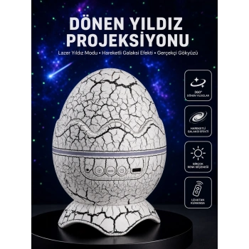 Ayarlanabilir Parlaklık Ve Sis Efektli Atmosfer Lambası