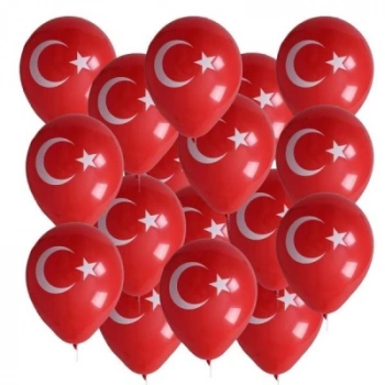 BAYRAKLI BALON 12İNC 100 PARÇA (5263)