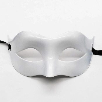 Beyaz Renk Masquerade Kostüm Partisi Venedik Balo Maskesi (5263)