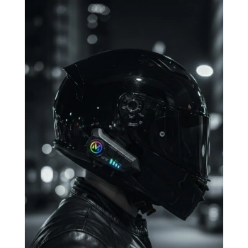 Bluetooth 5.3 Kask İçi Intercom Kulaklık 1000 M Mesafe 1000 Mah