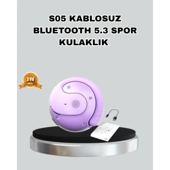 Bluetooth 5.3 S05 Kablosuz Kulaklık Ipx4 Spor Uyumlu Suya Dayanıklı Stereo