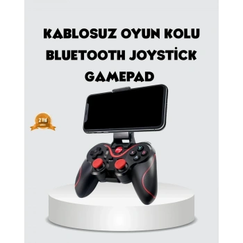 Bluetooth Gamepad Kablosuz Oyun Kumandası Tek Cihaz Destekli