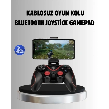 Bluetooth Kablosuz Gamepad Tv Pc Telefon Uyumluluğu Kolay Bağlantılı
