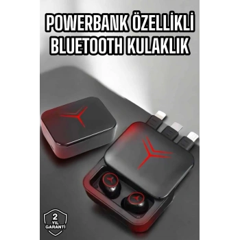 Bluetooth Kulaklık Powerbank Özelliği Yüksek Ses Kaliteli Tws Kulaklık