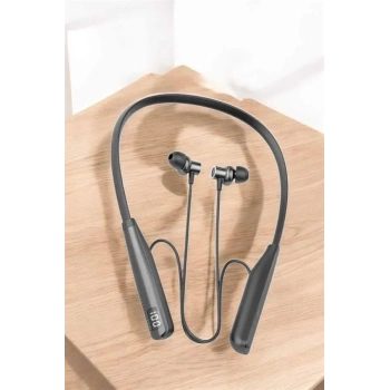 Boyun Askılı Bluetooth Kulaklık Uzun Şarj Süreli Dijital Göstergeli Kablolu