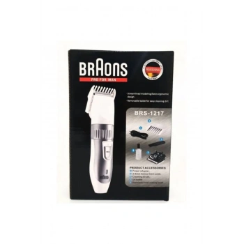 Braons Şarj Edilebilir Kablosuz Tıraş Makinesi Brs-1217