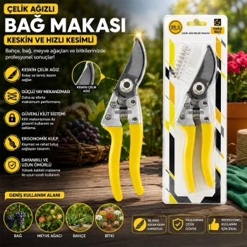 ÇELİK AĞIZLI BAĞ MAKAS (5263)