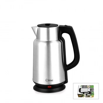 ÇELİK - SÜRAHİ MODEL KETTLE ELEKTRİKLİ SU ISITICISI PASLANMAZ ÇELİK GİZLİ REZİSTANS 360° 2.2LT 1500W KK-3334 (5263)