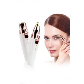 Çift Başlıklı Epilasyon Yüz Çene Işıklı Kıl Tüy Alma Mini Cep Epilasyonu