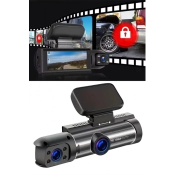 Çift Kameralı Araç Kamerası Ön Ve Arka Kameralı