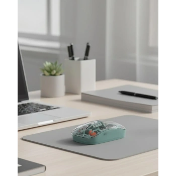 Çift Mod Bağlantılı Kablosuz Mouse Bluetooth Ve Usb Alıcılı