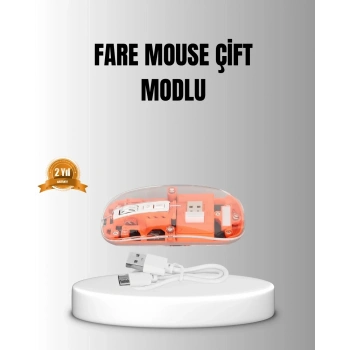 Çift Modlu Kablosuz Bluetooth 5.0 + 2.4ghz Mouse – 3 Cihaz Bağlantılı, Hızlı Geçiş Düğmeli