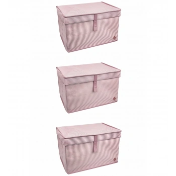 Çok Amaçlı Düzenleyici Kutu Organizer Cırt Cırtlı Hurç Mega Plus Boy 40cm X 30cm X 70cm (3 Adet)