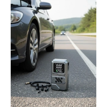 Çok Fonksiyonlu Akü Takviye Ve Taşınabilir Hava Kompresörü