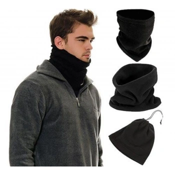 Çok Fonksiyonlu Unisex Terletmez Kumaş İpli Polar Bere Boyunluk (5263)