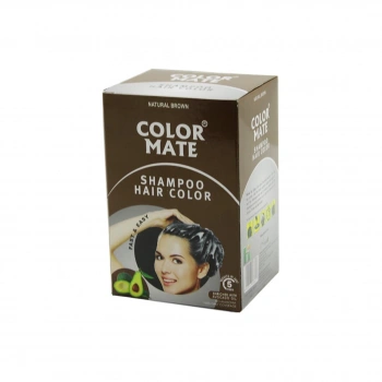 COLOR MATE 10PCS KAHVERENGİ SAÇ BOYAMA ŞAMPUANI (5263)