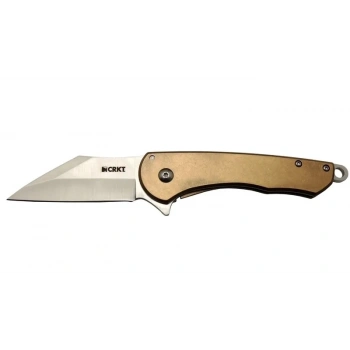 Crkt Jettison 6820 Brw Kahverengi Kamp / Outdoor Çakı 18,5cm - Yarı Otomatik, Kemerlikli, Kutulu