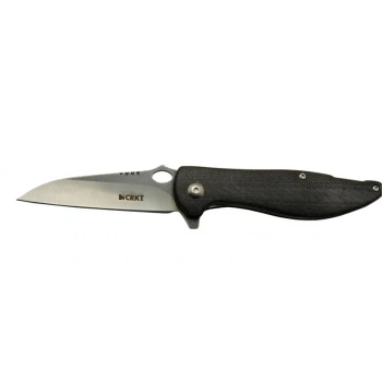 Crkt Lotus 1265 Bk Siyah Kamp / Outdoor Çakı 18cm - Yarı Otomatik, Kemerlikli, Kutulu