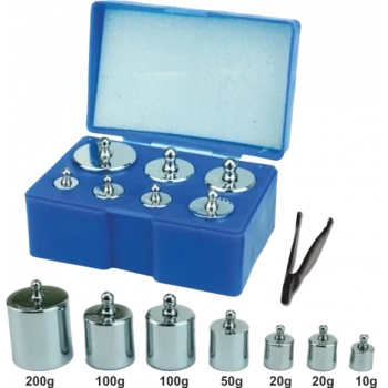 Diamond Terazi 8 Parça Ağırlık Paslanmaz Krom Gram Seti (300gr-200gr-100gr-50gr-20gr-10gr)