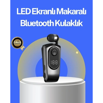 Dijital Ekranlı Bluetooth Kulaklık – Titreşimli Bildirim, 25 Saat Kullanım