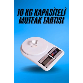 Dijital Hassas 10 Kg Mutfak Terazisi Tartısı Lcd Ekran Mutfak Tartısı